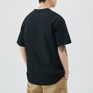 เสื้อยืดผู้ชายผ้าฝ้าย 100% คุณภาพสูง สกรีนโลโก้ได้ตามต้องการ ทรงปกติ ใส่สบาย แห้งเร็ว ระบายอากาศดี เสื้อยืดลำลองไซส์ใหญ่ - Product Image 5