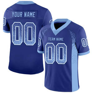Maillot de football personnalisé par sublimation OEM, style décontracté, 100 % polyester polaire, nom et numéro de l'équipe imprimés - Product Image 1