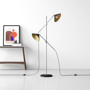 Lampe de lecture sur pied réglable avec col flexible et base lourde pour chambre et bureau - Product Image 2