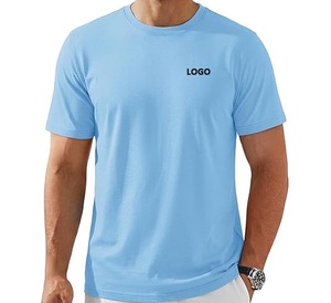 T-shirt à séchage rapide pour homme, col rond, manches courtes, tee-shirt de sport imprimé, vêtements de sport, haut d'entraînement, logo personnalisé - Product Image 5