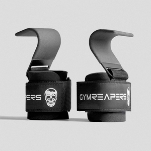 Weight Lifting rubber grip Hooks Non-slip Deadlift wrist Straps palm support <b>Gloves</b> <b>Pull</b> <b>Up</b> gym fitness training session workout - Product Image 3