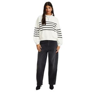 Jersey de mujer con estampado de logotipo personalizado, Top corto de lana con capucha, 70% de algodón, 30% de poliéster, cuello levantado, temporada de invierno frontal - Product Image 3