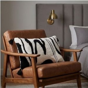 Coussin décoratif carré moderne en tricot à imprimé animal, housse amovible lavable pour salon et chambre à coucher - Product Image 5