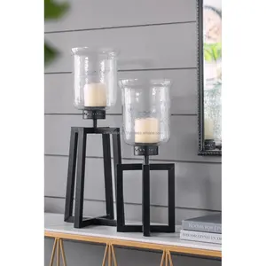 Nouveau support de bougie décoratif en fer moderne et contemporain de luxe pour la décoration de salle de banquet - Product Image 3