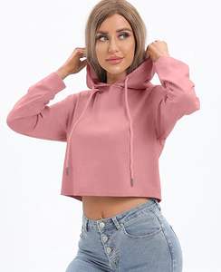 Sudadera con Capucha Degradada para Mujer, Corte Ajustado, Informal, para Uso Diario, Estilo Corto - Product Image 6