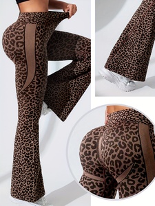 Leggings de yoga taille haute pour femmes, coupe slim, longueur intégrale, extensibles dans quatre directions, en Spandex/Nylon respirant, pantalon de fitness - Product Image 5