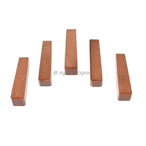 คริสตัลธรรมชาติขายส่งหอคอยหินอาเกตสีทอง4เหลี่ยมเพชรพลอยรักษาคุณภาพสูง - Product Image 1