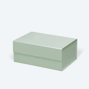Wholesale A5 Deep Sage Green Magnetic Gift <b>Boxes</b> <b>Foldable</b> Magnetic Lid Packaging - Product Image 3