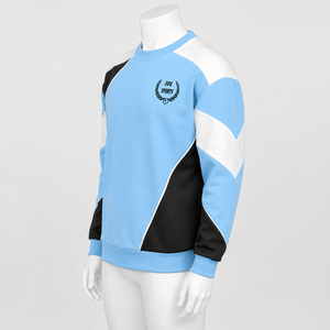 Construction légère, design respirant, col rond, coupe athlétique confortable, sweat-shirt d'entraînement pour homme, tissu évacuant l'humidité - Product Image 4