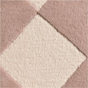 Indian Supplier's Unique Geometric diamond pattern Modern Hand Tufted Wool Rugs High Quality Cut and Loop Pile PET Friendly - Product Image 2