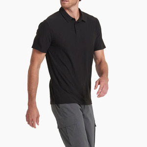 Chemise polo de golf sur mesure de haute qualité, couleurs confortables, tricotée, pour hommes - Product Image 3