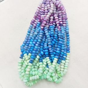 Collar de Cuentas de Ópalo Arcoíris Tipo Rondelle de 7-9mm para Fabricación de Joyería al por Mayor - Product Image 3
