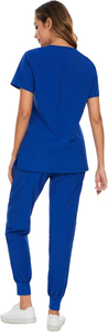 Tenue de travail médicale respirante, deux pièces (haut et pantalon), tissu doux et confortable pour une utilisation quotidienne professionnelle. - Product Image 2