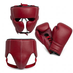 Guantes de Boxeo de Cuero Duraderos Personalizados con Cierre de Velcro para Entrenamiento de Kickboxing, Comodidad y Seguridad para las Manos - Product Image 1
