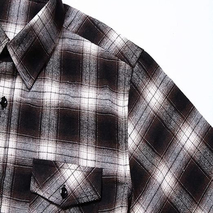 เสื้อเชิ้ตผ้าแฟลนเนลขายส่งปี 2026 สำหรับผู้ชาย เสื้อผ้าทำงานกลางแจ้งเนื้อหนา ทนทาน ผ้าฝ้าย แขนยาว สไตล์คลาสสิกลำลอง บริการ OEM - Product Image 3