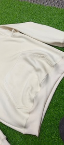 Sweat à capuche coloré pour homme, 280G, avec logo personnalisé, doublure tricotée, imprimé automne, coupe droite, épaules tombantes, avec cordons, haute qualité, très vendu - Product Image 5