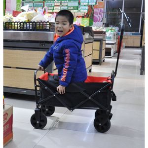 Mini Carrello Pieghevole Nero e Giallo per Giardino e Spiaggia - Product Image 6