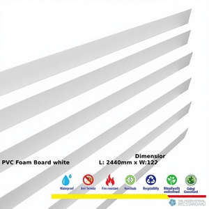 Lámina de Espuma de PVC WPC Blanca, 25 mm de Grosor, Densidad de 0.6 G/cm3, Paneles Decorativos Impermeables para Muebles Reciclables - Product Image 5