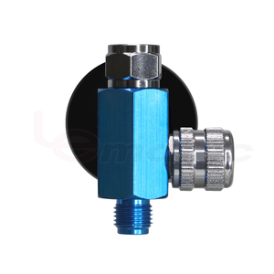 วาล์วอลูมิเนียมขนาดเล็ก lematec พร้อมมาตรวัดความดันสำหรับการพ่นสีรับประกัน6เดือน - Product Image 4