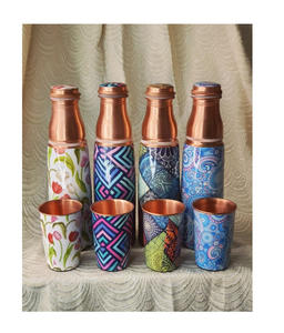 ขวดน้ำทองแดงทรงค้อนกันรั่วกันน้ำเดือดมีประโยชน์ต่อสุขภาพ - Product Image 3