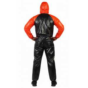 2026 Professional Quality Ultra Lightweight Durable Fabric <b>PVC</b> SAUNA SUIT for Boxing Training/Weight Loss Heat Retention 2026 - Product Image 4