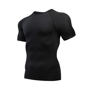 Men's Short Sleeve <b>Compression</b> <b>Shirt</b> Quick Dry Athletic Base Layer Tight Fit Sports <b>Gym</b> Training Workout Performance T <b>Shirt</b> - Product Image 3