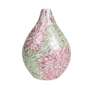 แจกันโมเสกประดับมุกทำด้วยมือของตกแต่งโต๊ะอย่างหรูหรา - Product Image 6