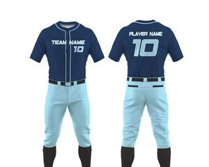 Maillot de baseball personnalisé pour homme, uniforme cousu sur mesure, vêtement décontracté, anti-plis, respirant et confortable - Product Image 2