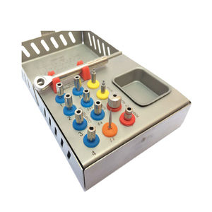 Kit de Instrumentos para Implantología Dental con Casete Quirúrgico y Sistema de Mango de Destornillador, Set de Cirugía de Implantes Orales - Product Image 4
