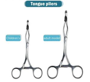 Pinzas Médicas para Lengua, de Acero Inoxidable, Depresor, Instrumento Quirúrgico Abierto, Uso Veterinario para Gatos, Perros, Caballos, de Dentavex - Product Image 1