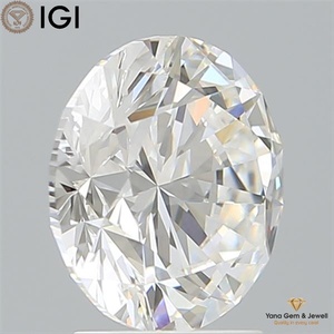 Diamant de laboratoire CVD de forme ronde, couleur E, clarté VVS1, 9,39 mm, 3,10 carats, avec certificat IGI, parfait pour une bague haut de gamme - Product Image 3