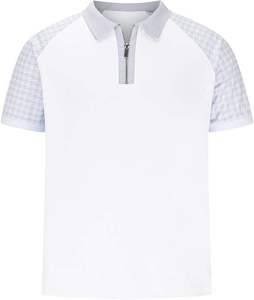 Camiseta de baloncesto de poliéster con logo personalizado para hombre, diseño liso, estilo holgado, para sublimación (tipo polo de malla) - Product Image 3