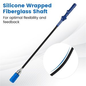 Palo de golf para principiantes y profesionales, de fibra de vidrio, mejora el agarre y la precisión de los golpes, portátil, azul - Product Image 5