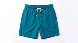Traje de Baño para Hombre, Estampado Floral Amarillo, Secado Rápido, Cintura Media, Cordón Ajustable, Shorts Casuales, 100% Poliéster - Product Image 2