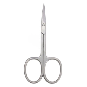Hot Selling Black Coated Curved Blade Sharp Stainless Steel Cuticle Spring Scissors Eyelash Eyebrow <b>Makeup</b> <b>Tool</b> Custom Logo - Product Image 5