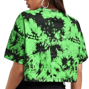 Blusa Corta Informal de Alta Calidad, 100% Algodón Ecológico, Tela Suave y Transpirable de Secado Rápido, Personalizada en la Parte Delantera para Mujer - Product Image 2
