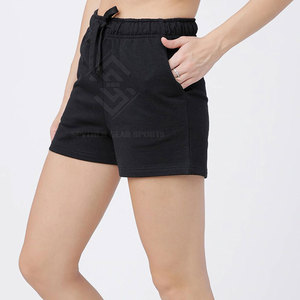 Shorts Cortos de Cintura Alta Personalizados para Mujer 2026, Color Personalizado, Transpirables, de Poliéster/Algodón de Alta Calidad - Product Image 3