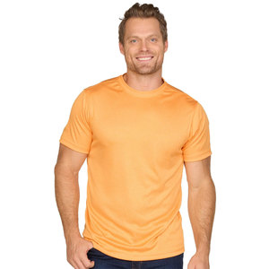 เสื้อยืดสีส้มแบบเรียบ 170 กรัม ผ้าโพลีเอสเตอร์ 100% เสื้อยืดกีฬาโพลีเอสเตอร์พิมพ์ลาย เสื้อยืดสั่งทำ เสื้อยืด - Product Image 5