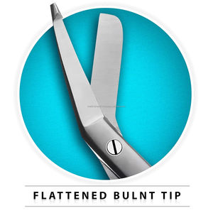 Tijeras para Vendajes Lister Premium, de Acero Inoxidable Quirúrgico Plateado, para Enfermeras y Trauma, Proveedor Mayorista OEM ODM - Product Image 6