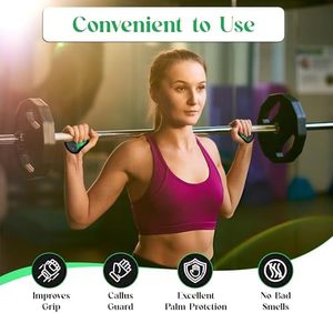 Pads de protection antidérapants pour la musculation, prix usine OEM, protection des paumes pour l'entraînement en salle de sport, fournisseur d'équipement de fitness - Product Image 6