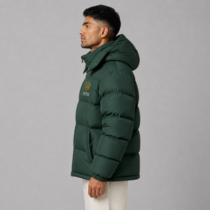 Veste matelassée oversize pour homme de haute qualité, logo personnalisé, chaude, légère, streetwear d'hiver, vente en gros - Product Image 3