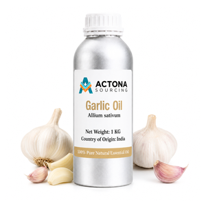 Huile d'ail 100% pure naturelle de qualité cosmétique, distillée à la vapeur, prix de gros pour les soins de la peau, des cheveux et les cosmétiques, en provenance d'Inde - Product Image 1