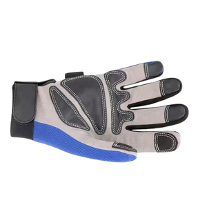 Gants isolés en cuir de vachette bleu pour mécaniciens, pétrole et minier, avec dos en TPR, résistants à la chaleur, pour usage industriel - Product Image 2