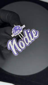 Pendentif Hip Hop populaire en argent sterling 925, avec moissanite, design personnalisé de lettres glacées, plaqué or, émail, diamant comme pierre principale, pour soirée, IGI - Product Image 4