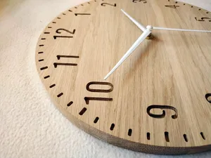 Handcrafted Natural Wooden Wall <b>Clock</b> Low Cost Elegant Home Decor <b>Clock</b> for Living Room <b>Bedroom</b> Office By M/S SHAAD HANDICRAFTS - Product Image 5