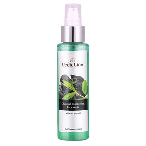 VedicLine Charcoal <b>Face</b> Wash 100ml for Acne Control and Antibacterial Skin Care Available at Best Price - Product Image 1
