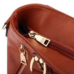 AZORES SPORTS Genuine Leather Luxury Fashion Women's Designer Durable Stylish <b>Shoulder</b> <b>Bag</b> Zipper Customizable Outdoor Travel - Product Image 2