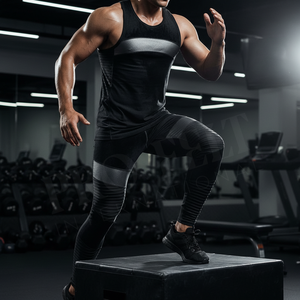 Pantalons de compression fins multi-usages, doux et confortables, avec panneau réfléchissant, pour l'entraînement, effet push-up, séchage rapide, logo personnalisé, leggings - Product Image 3