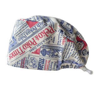 Chapeau d'infirmière pour femmes, accessoires hospitaliers, 100% coton tricoté, motif floral, imperméable, respirant, pour salle d'opération, usage dentaire - Product Image 5