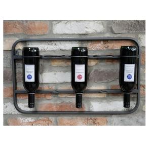 Estante para vinos de encimera, moderno, de metal negro, soporte independiente para botellas, para gabinetes y despensas - Product Image 3